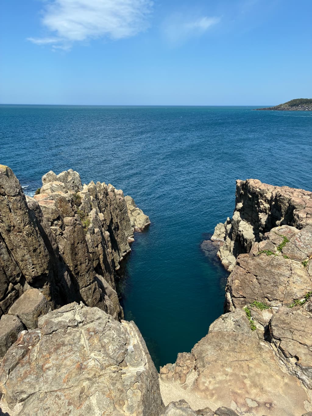 福井旅行の東尋坊