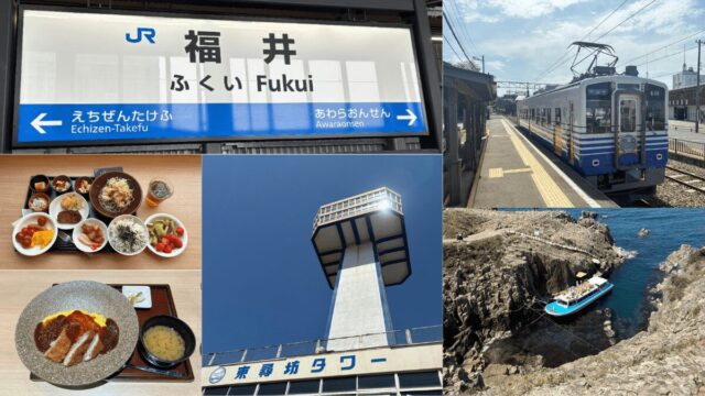 福井1泊2日ひとり旅は東尋坊観光！グルメは越前そば＆ソースかつ＆甘えびがオススメ